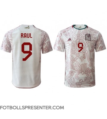 Mexiko Raul Jimenez #9 Borta Matchtröja VM 2022 Kortärmad